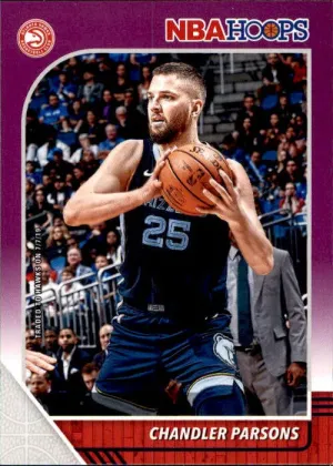 Chandler Parsons, #94, Purple Parallel, 2019-20 Panini Hoops Basketball NBA