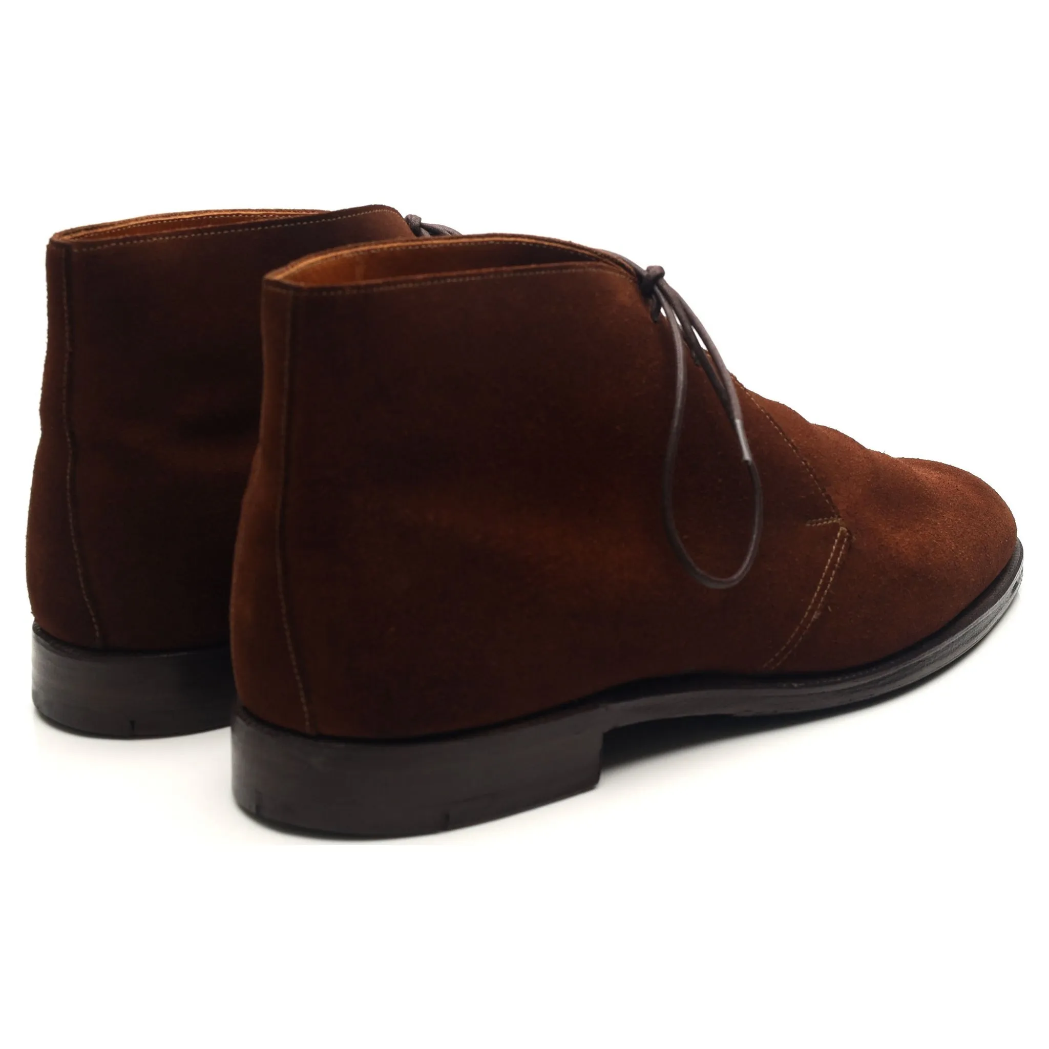 'Chertsey' Brown Suede Chukka Boots UK 10.5 E