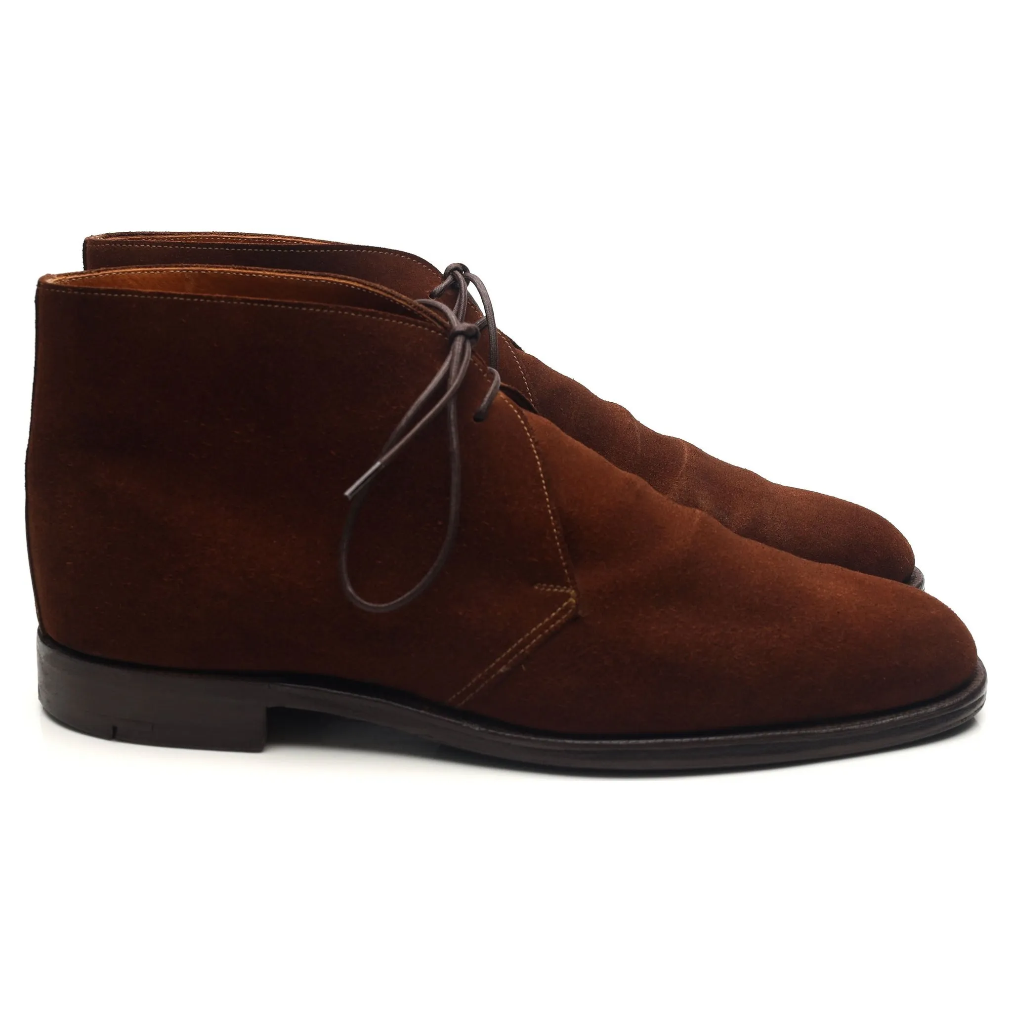 'Chertsey' Brown Suede Chukka Boots UK 10.5 E