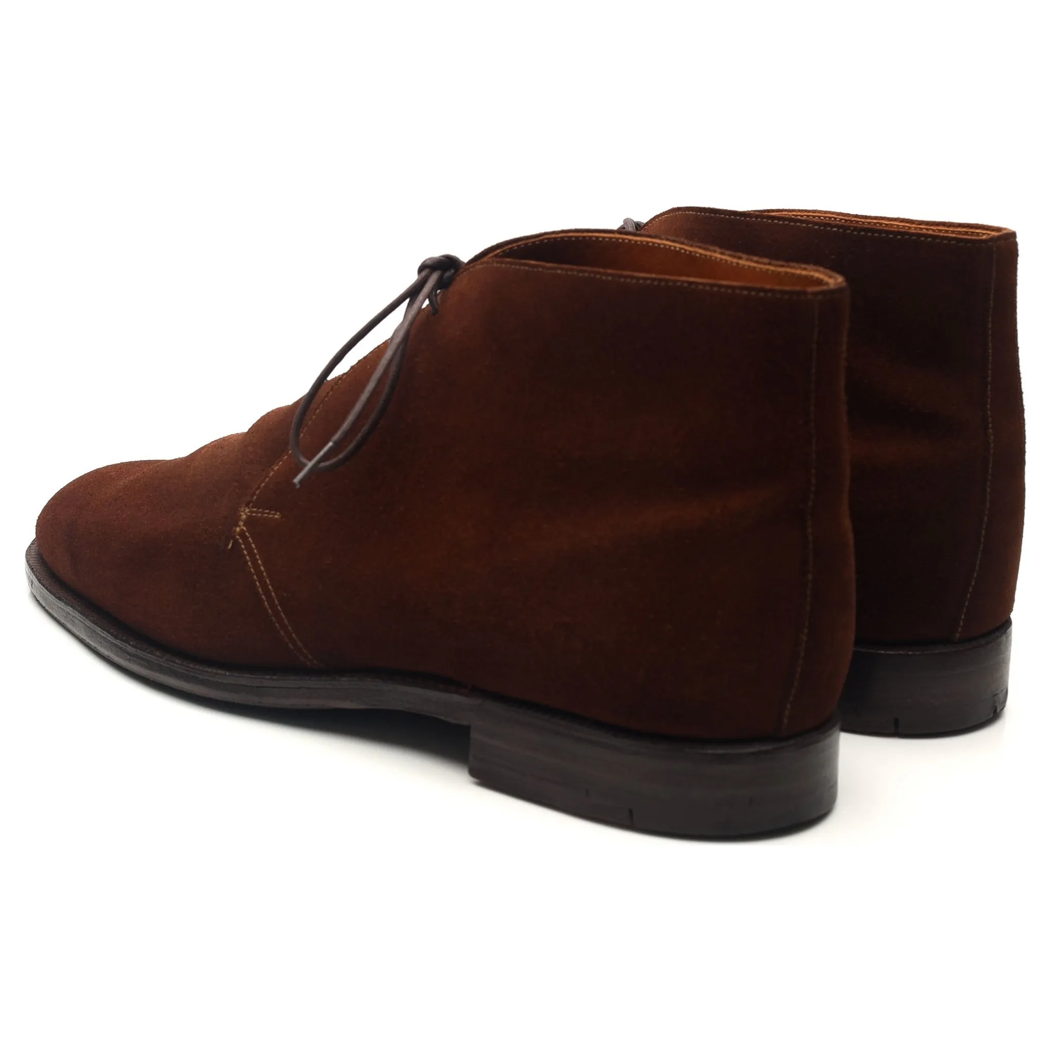 'Chertsey' Brown Suede Chukka Boots UK 10.5 E