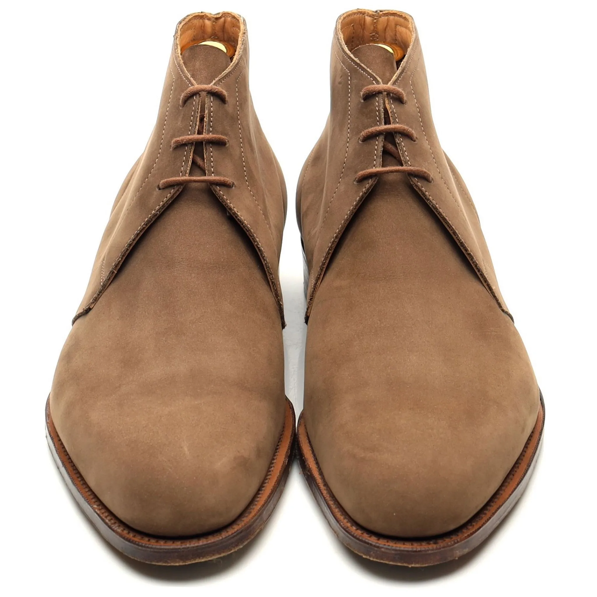 'Cherwell' Brown Nubuck Chukka Boots UK 6 F