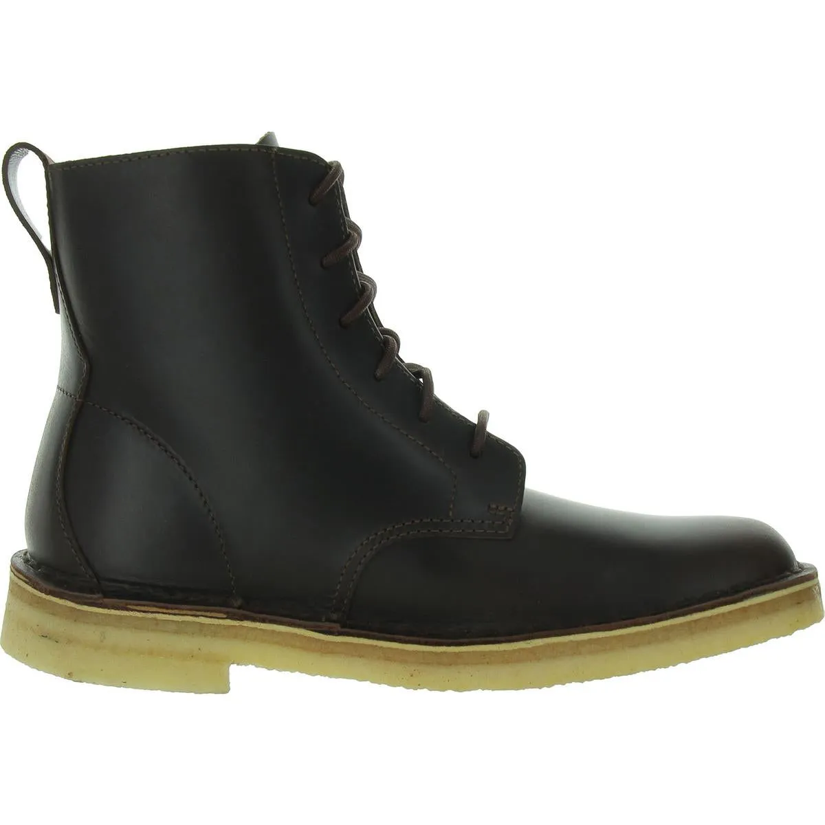 Clarks Womens Leather Lace-Up Chukka Boots