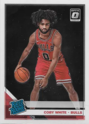 Coby White, RC, #180, 2019-20 Panini Optic Basketball