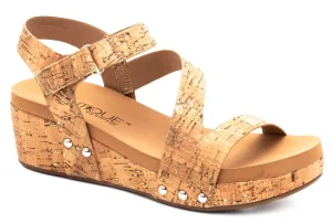 'Corky's' Women's 2" Keep It Casual Sandal - Glitter Cork