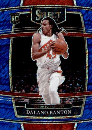 Dalano Banton, Concourse Shimmer Prizm, 2021-22 Panini Select Basketball NBA