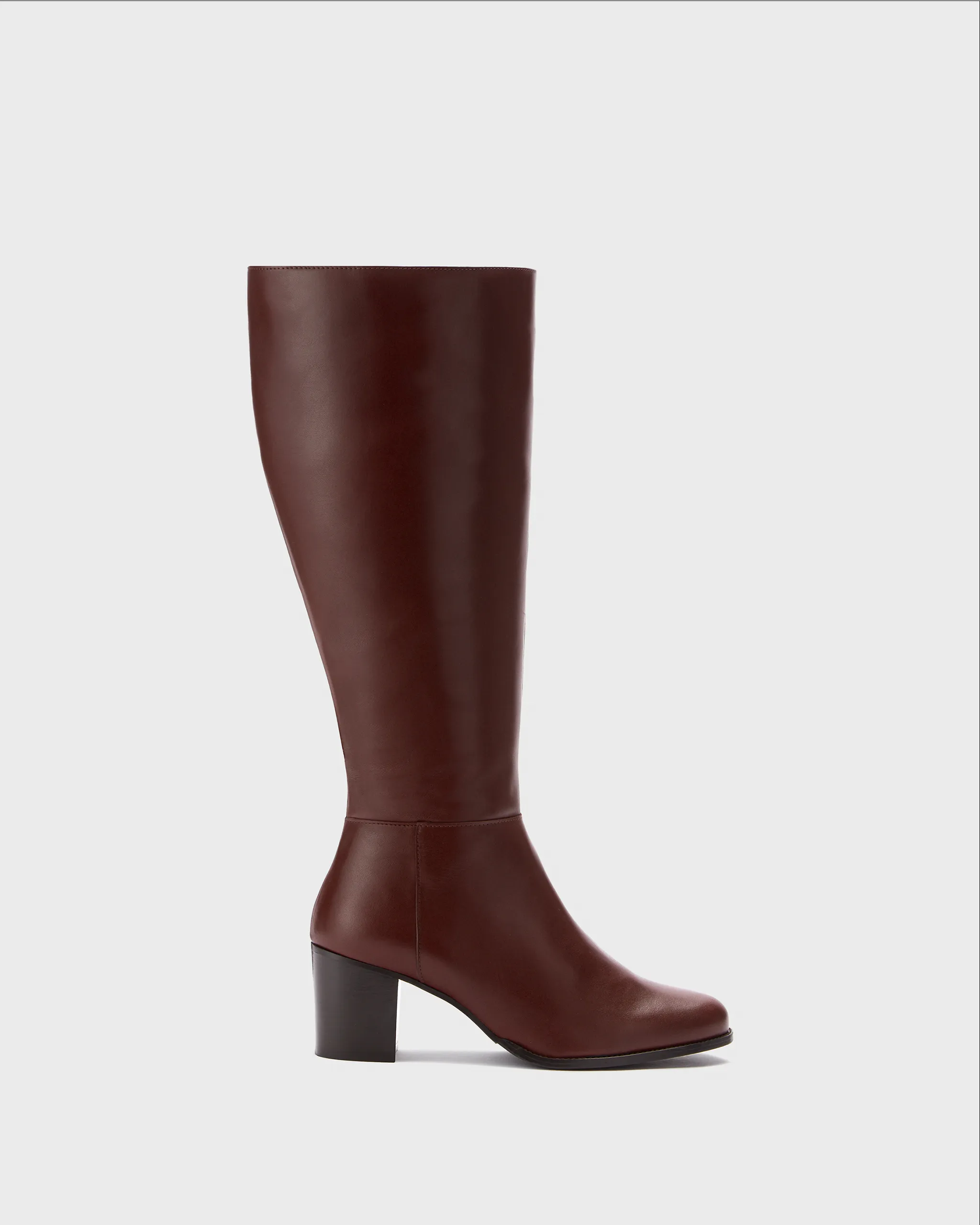 Dalia Standard Knee High Boots in Brown Leather