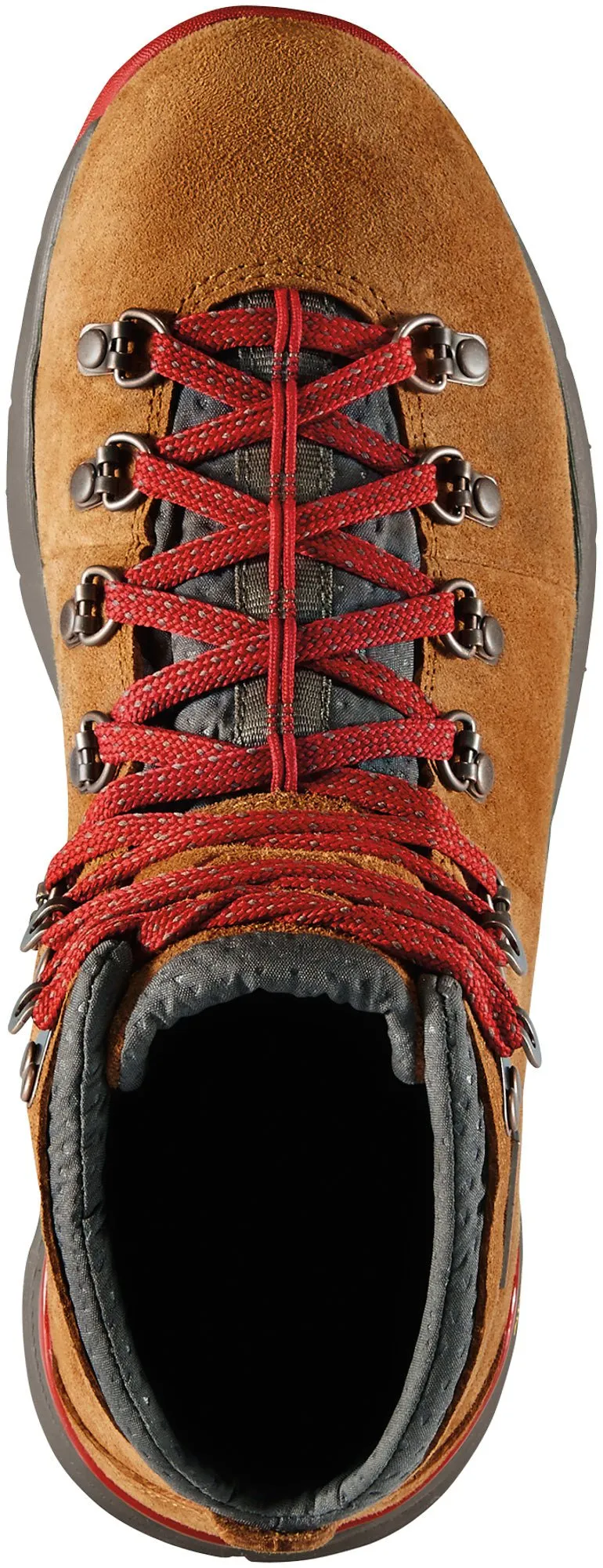 Danner Mountain 600 Womens Brown/Red Suede 4.5in WP Hiking Boots