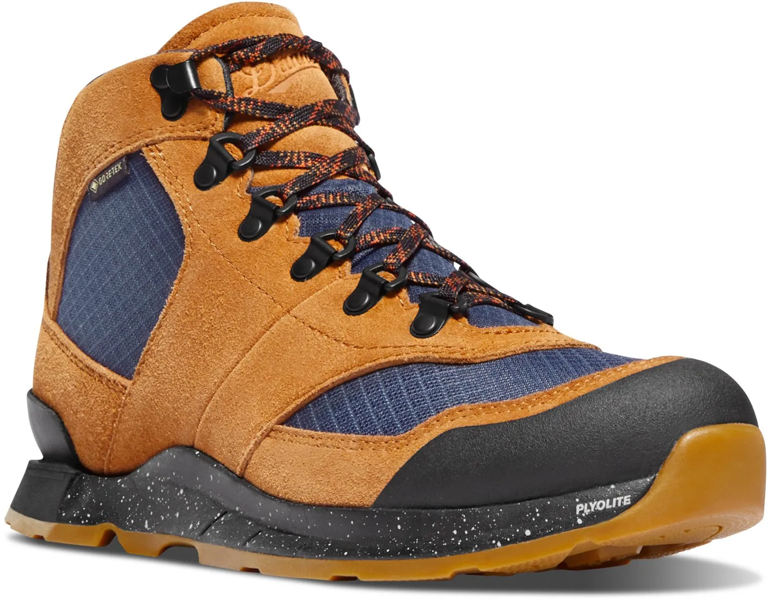 Danner Womens Free Spirit Brown/Navy Suede Hiking Boots