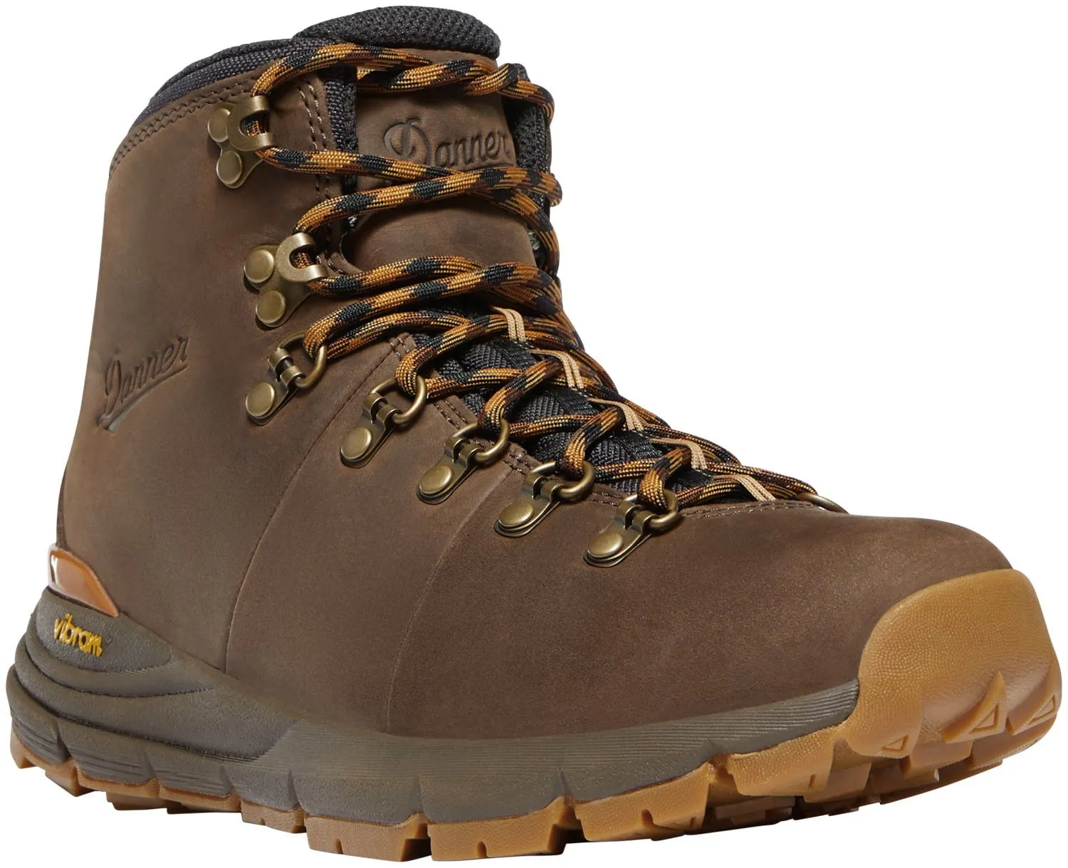 Danner Womens Mountain 600 GTX Loam Brown/Glazed Ginger Leather Hiking Boots