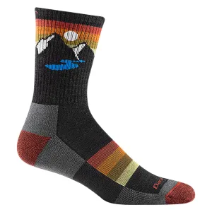 Darn Tough 1997 Men's Sunset Ridge Micro Crew Lightweight Hiking Sock - Charcoal