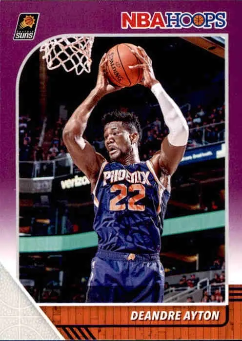 DeAndre Ayton, #150, Purple Parallel, 2019-20 Panini Hoops Basketball NBA