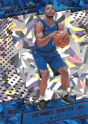 Dennis Smith Jr RC, Chinese New Year Cracked Ice, 2017-18 Panini Revolution Basketball