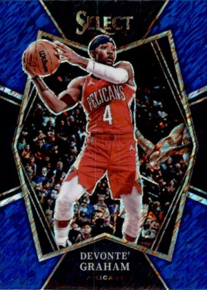 Devonte Graham, Premier Level Shimmer Prizm, 2021-22 Panini Select Basketball NBA