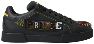 Dolce & Gabbana Leather Portofino Prince Sneakers