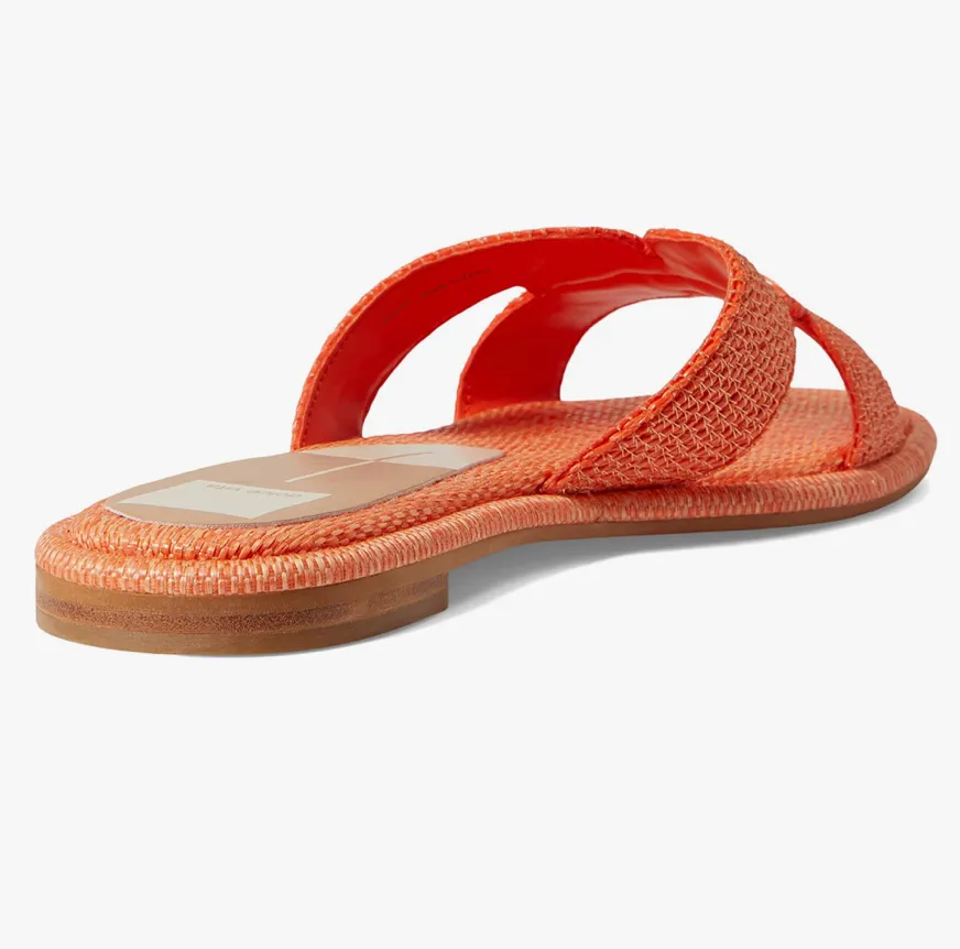 Dolce Vita Atomic Slide Orange Raffia