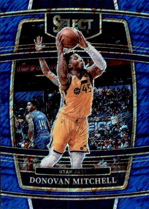 Donovan Mitchell, Concourse Shimmer Prizm, 2021-22 Panini Select Basketball NBA