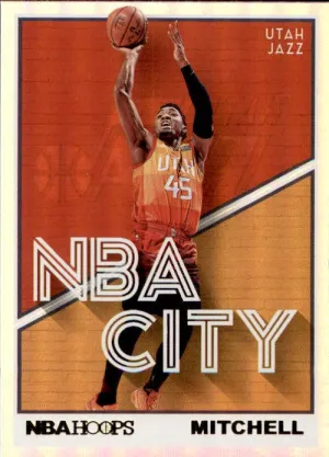 Donovan Mitchell, Parallel NBA City, 2019-20 Panini Hoops Basketball NBA