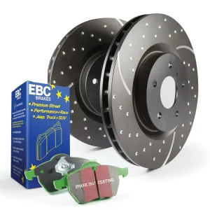 EBC Brakes S10KR1459 S10 Kits Greenstuff 2000 and GD Rotors