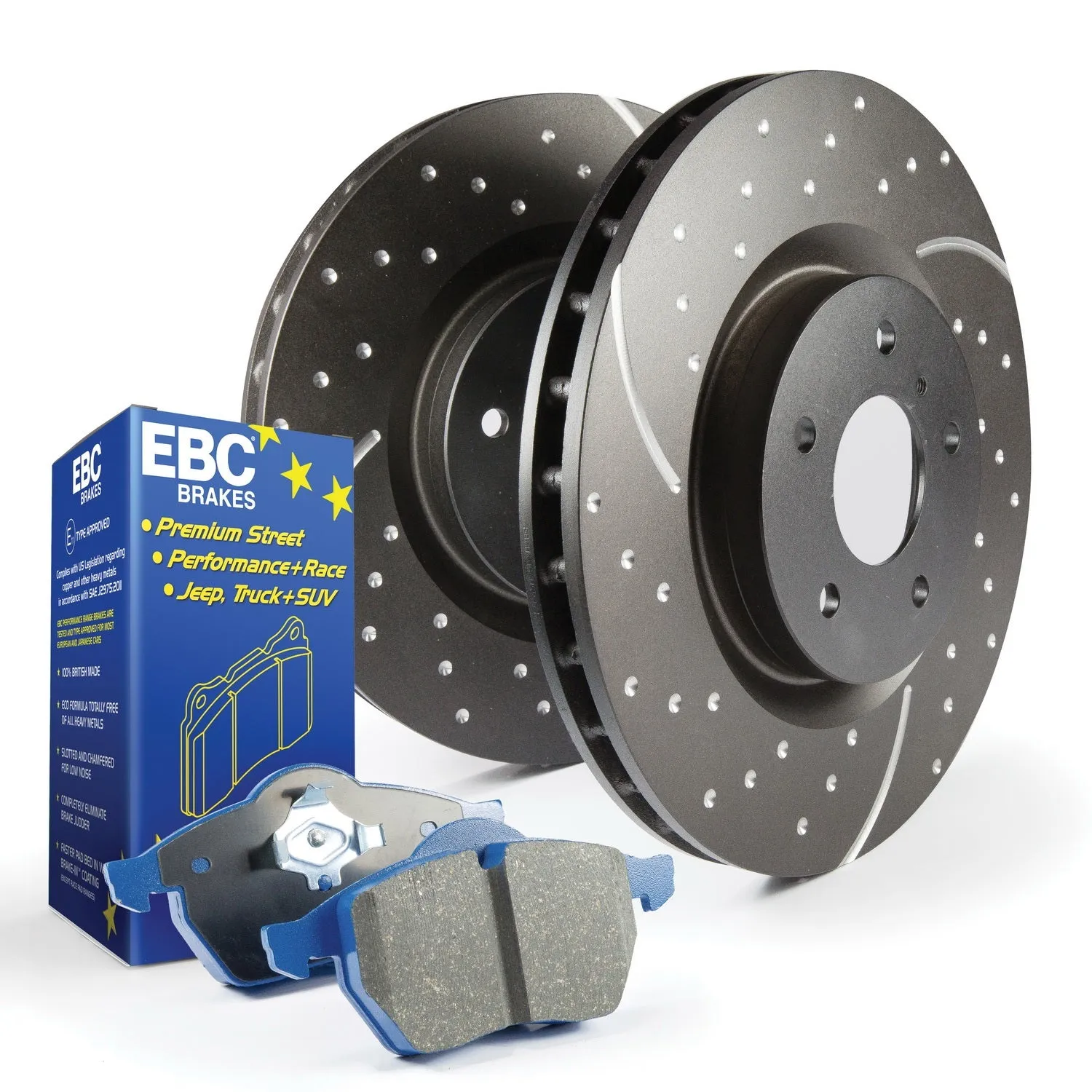 EBC Brakes S6KR1133 Disc Brake Pad and Rotor / Drum Brake Shoe and Drum Kit