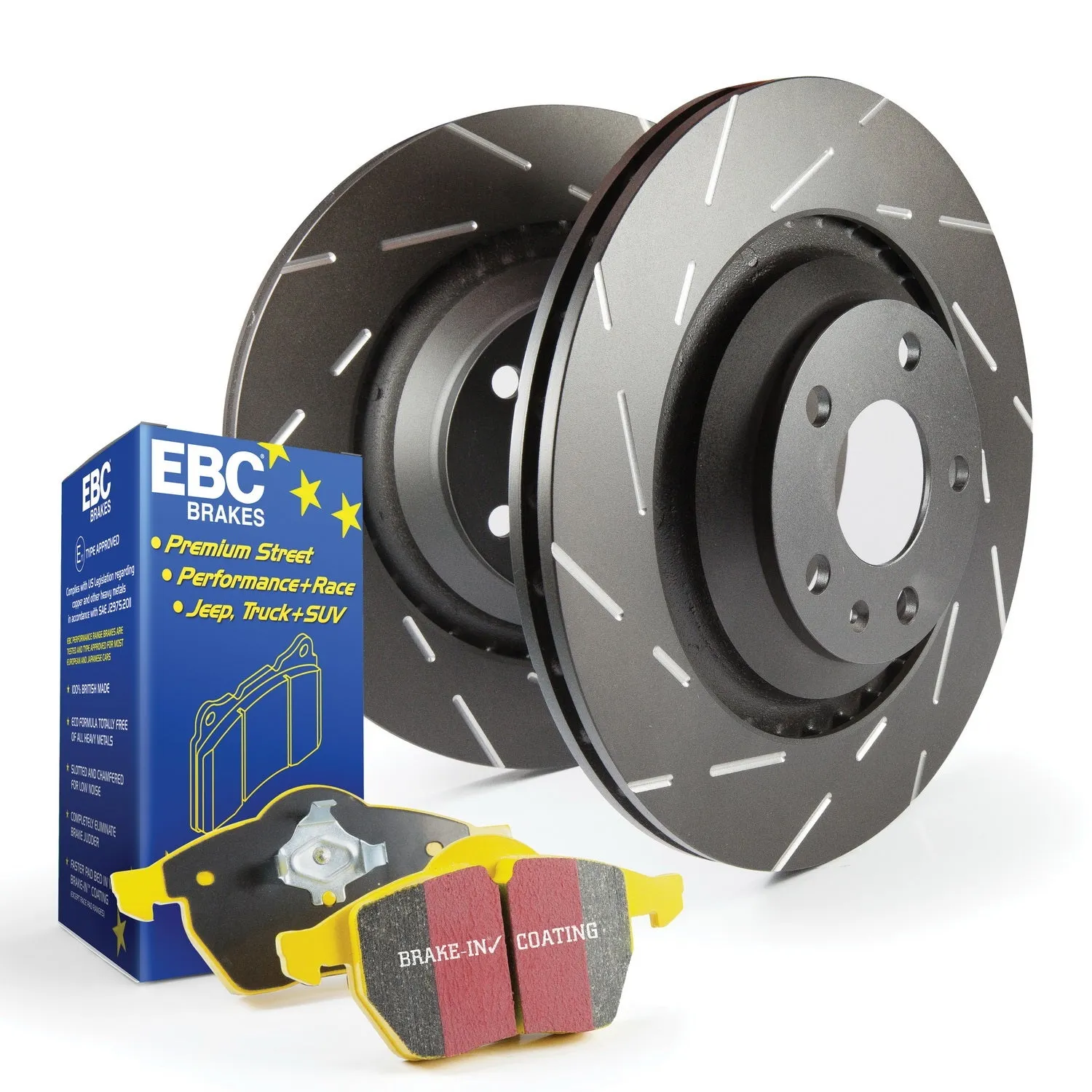 EBC Brakes S9KF1248 S9 Kits Yellowstuff and USR Rotors