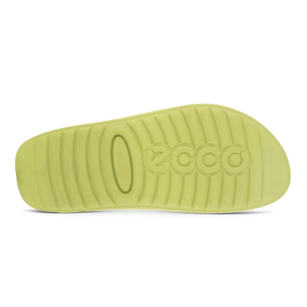 'Ecco' Women's 2nd Cozmo Two Band Slide - Sunny Lime