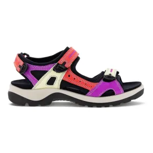 'Ecco' Women's Offroad Sandal - Multicolor Hibiscus