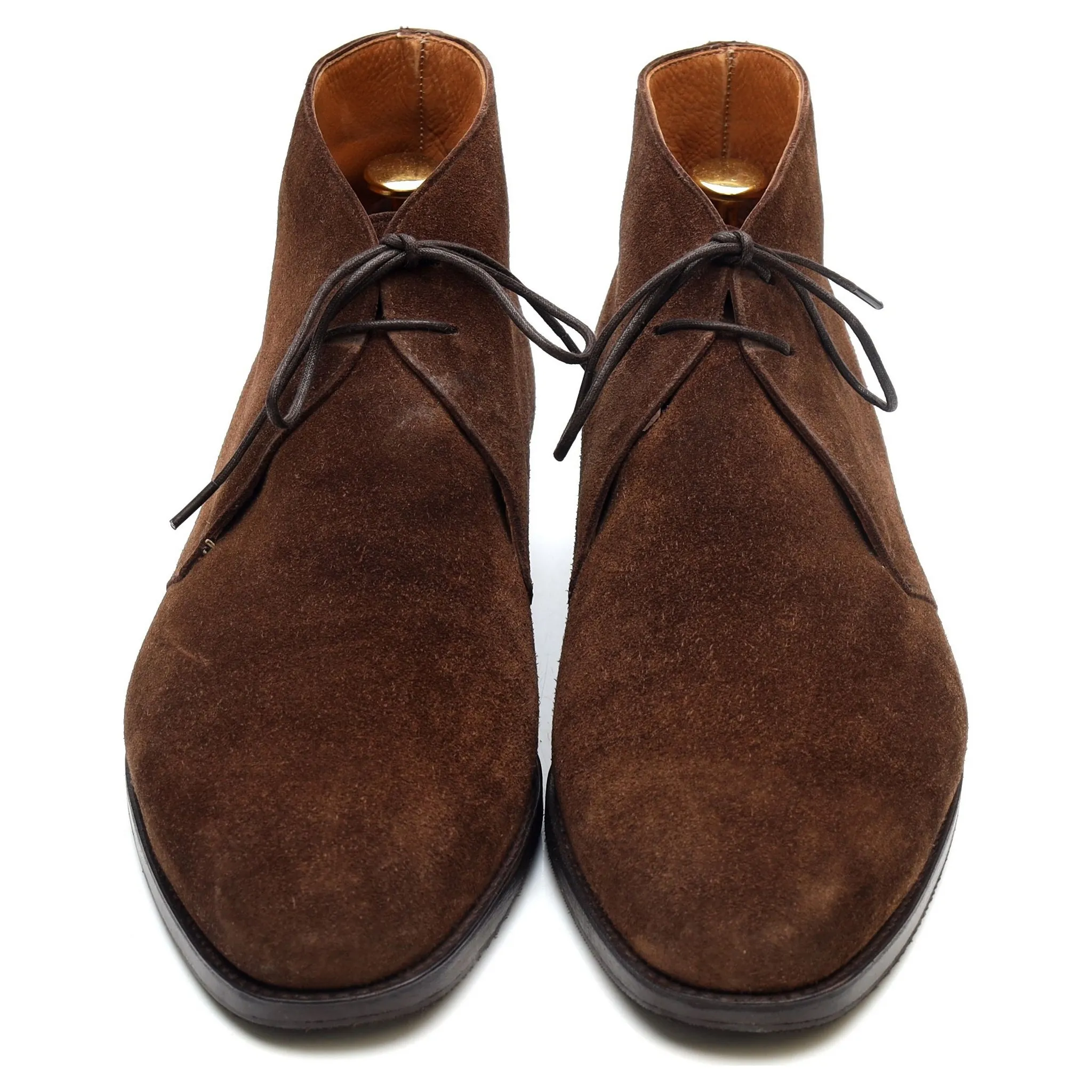 'Evesham' Brown Suede Chukka Boots UK 9.5 E