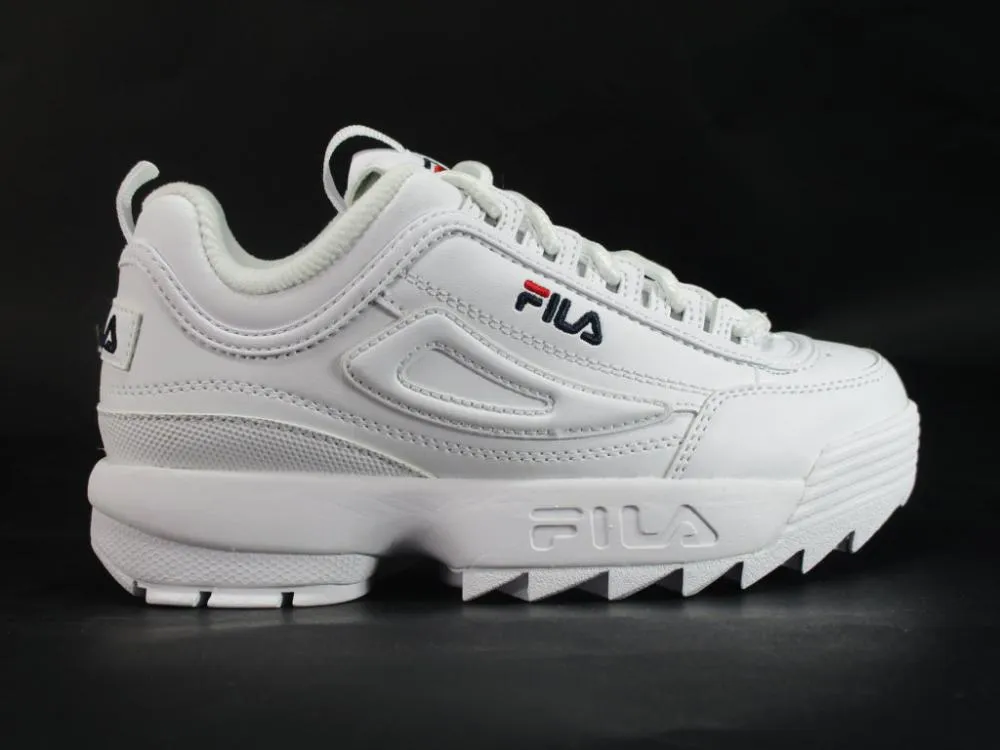 Fila scarpa sneakers da ragazzi Disruptor Kids 1010567.1FG bianco