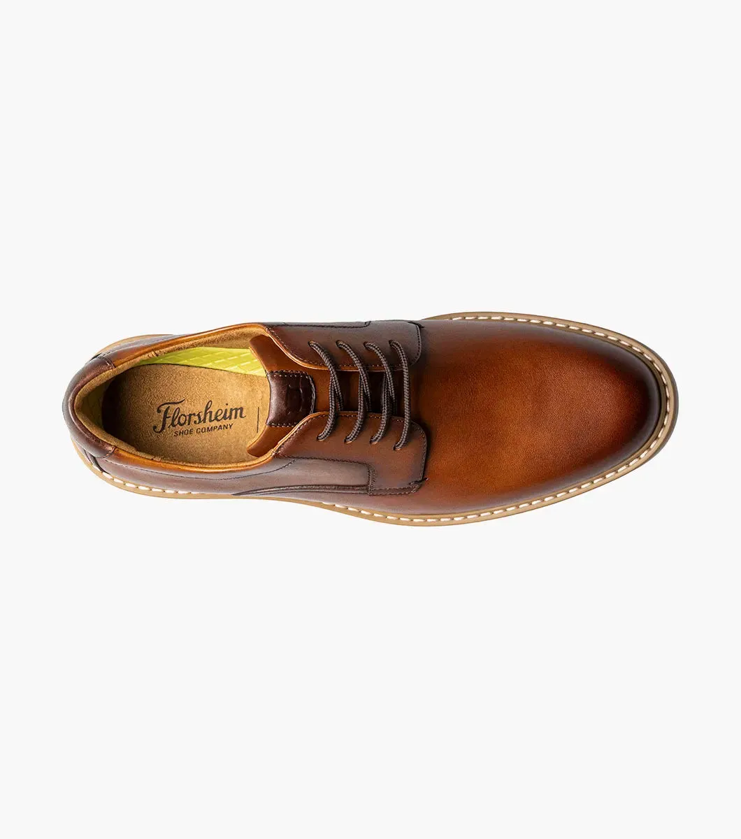 Florsheim Norwalk Plain Toe Oxford Shoe - Cognac