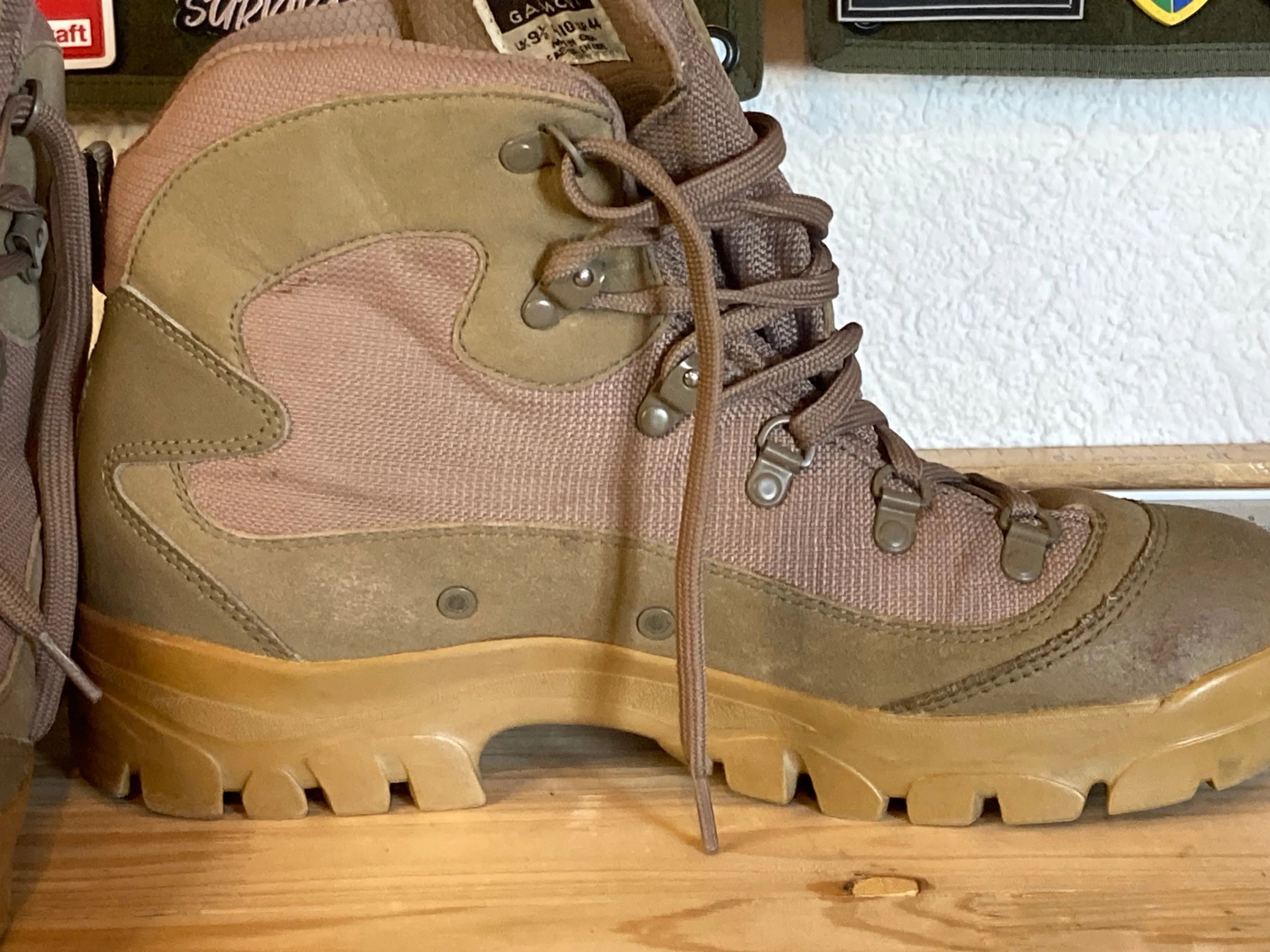 Footwear, Garmont Tactical Boots (Military) Tan 6", Size 11 US /45 EU