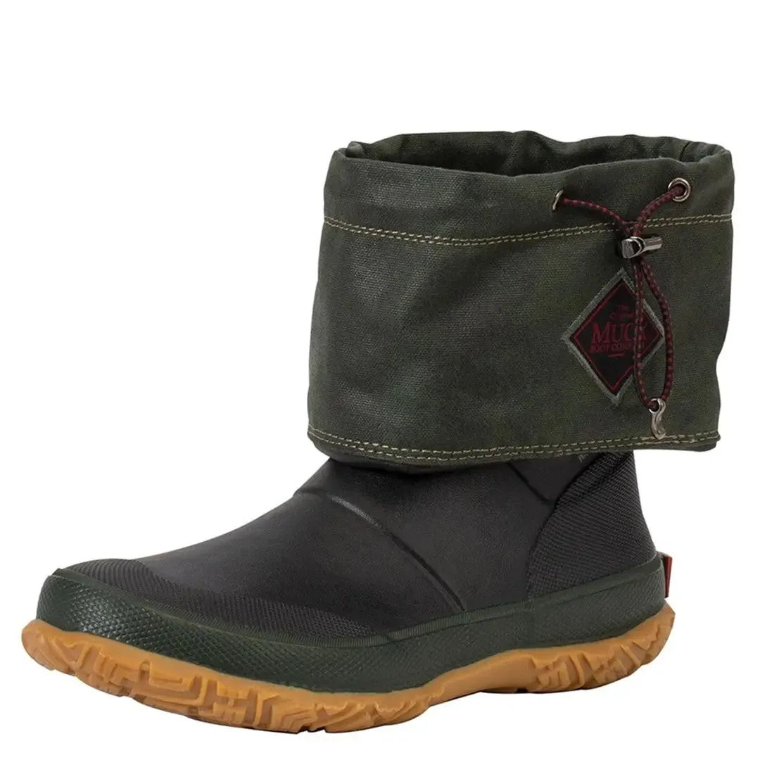 Forager Tall Wellingtons - Black/Moss Green by Muckboot