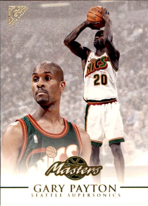 Gary Payton, Masters, 2000-01 Topps Gallery NBA Basketball