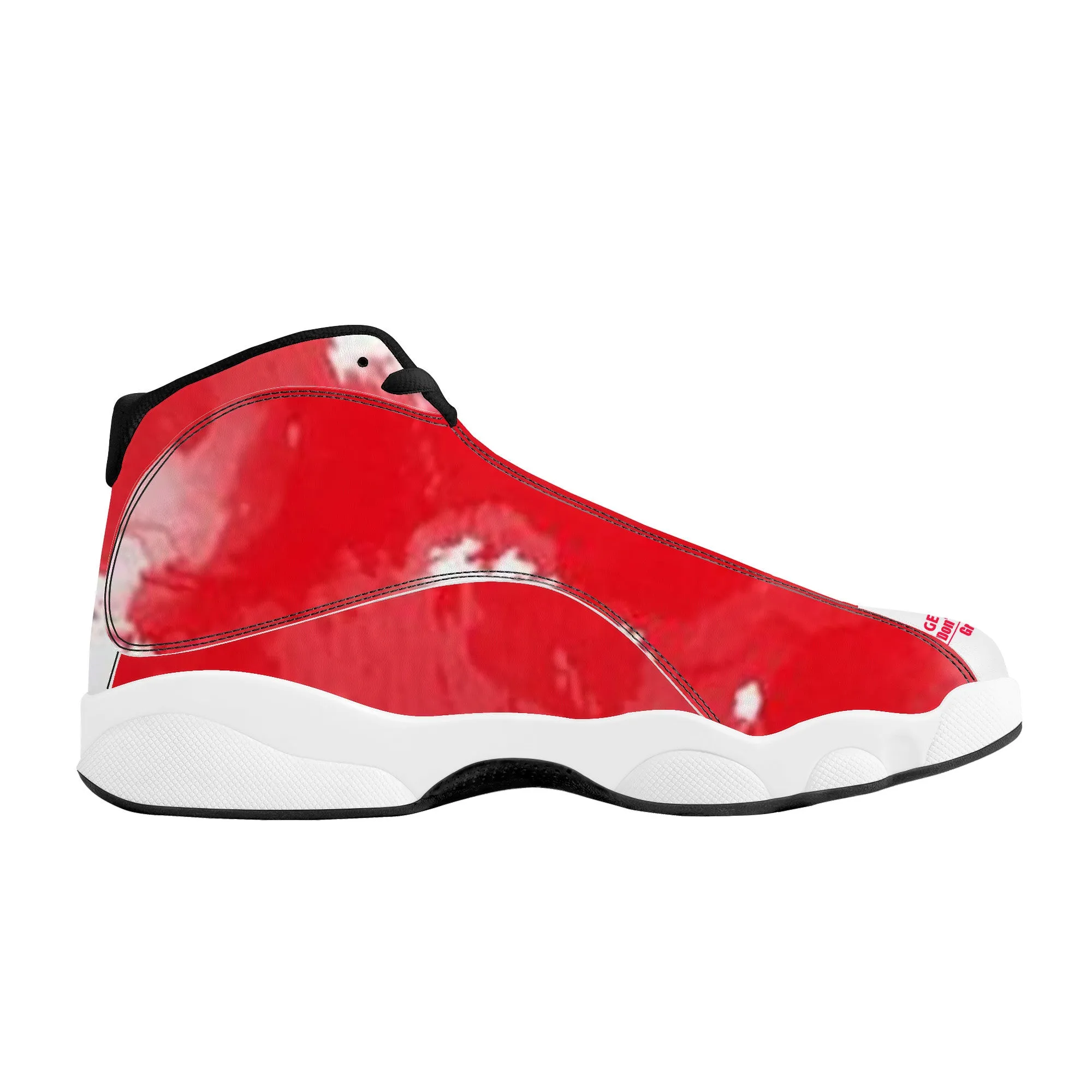 Get That Bag, Basketball Shoes - Red & White