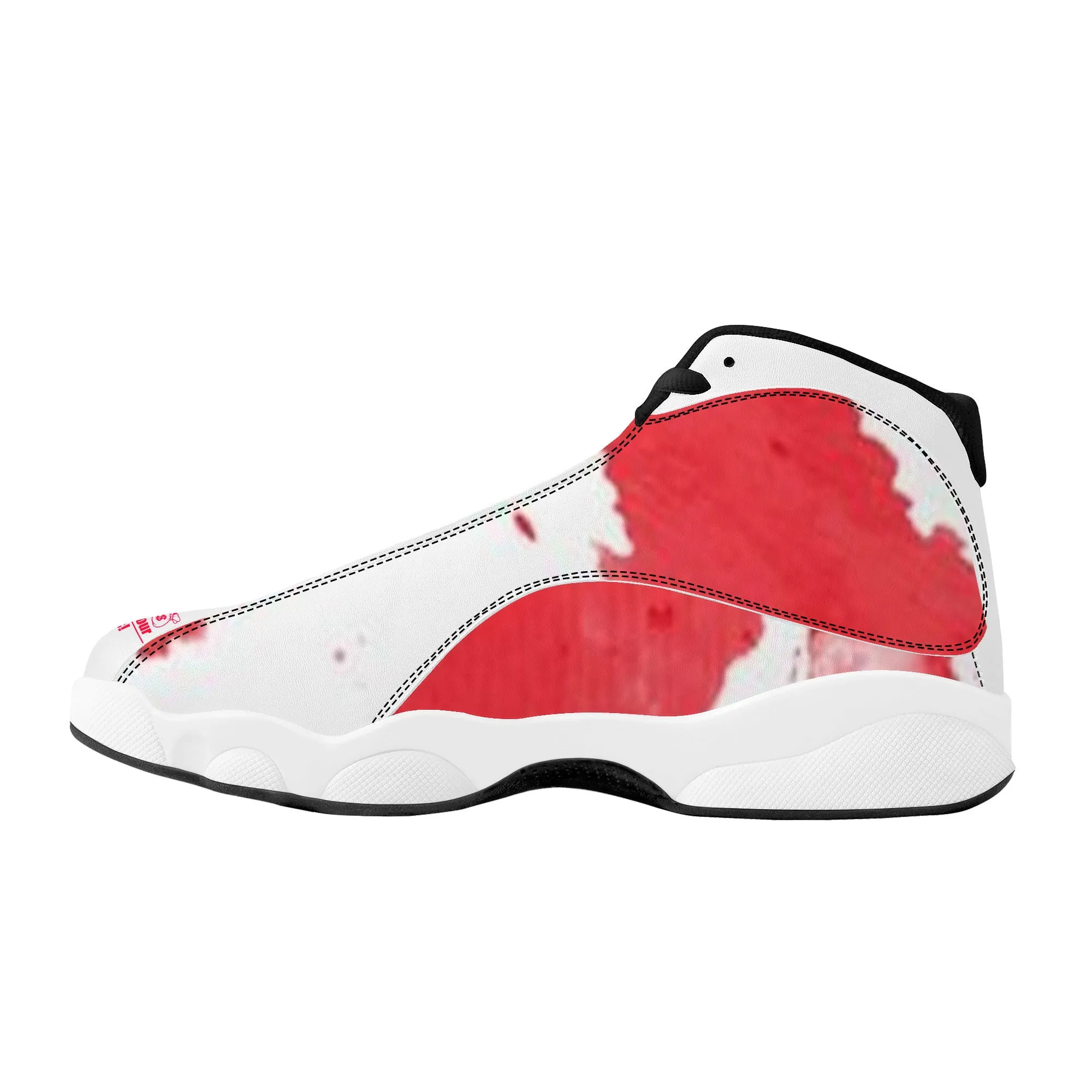 Get That Bag, Basketball Shoes - Red & White