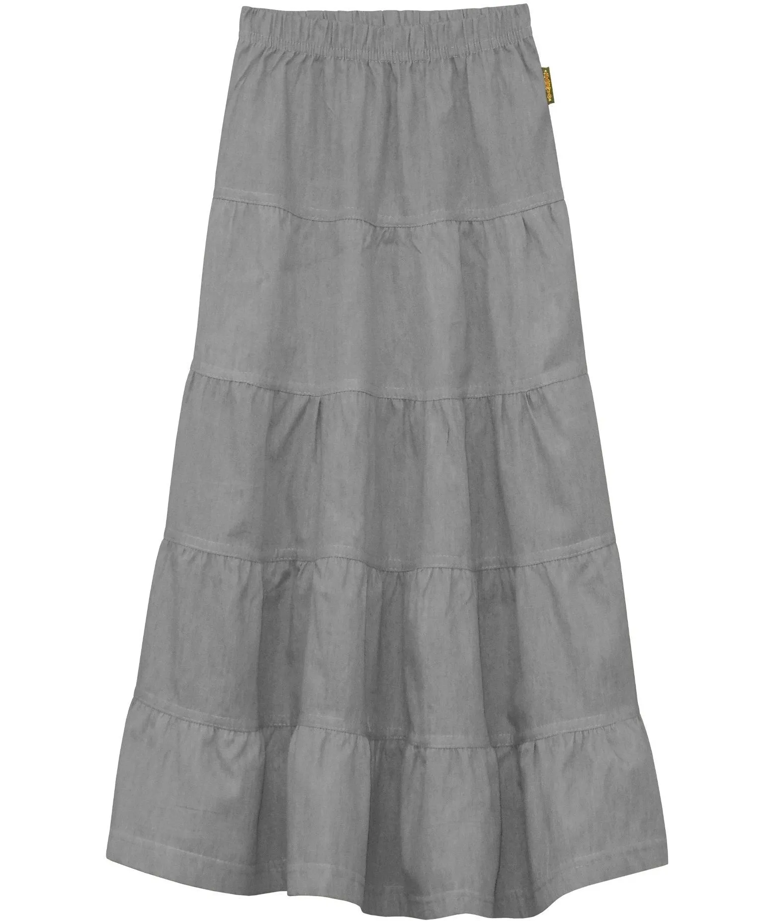 Girl's Ankle Length Long Denim 5 Tiered Skirt 4 to 18 years old