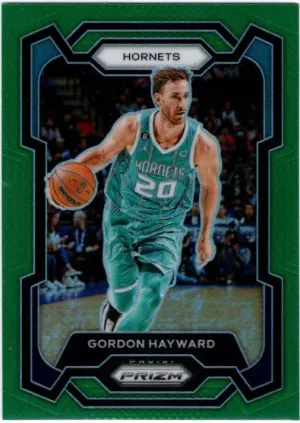 Gordon Hayward, Green Prizm, 2023-24 Panini Prizm Basketball NBA