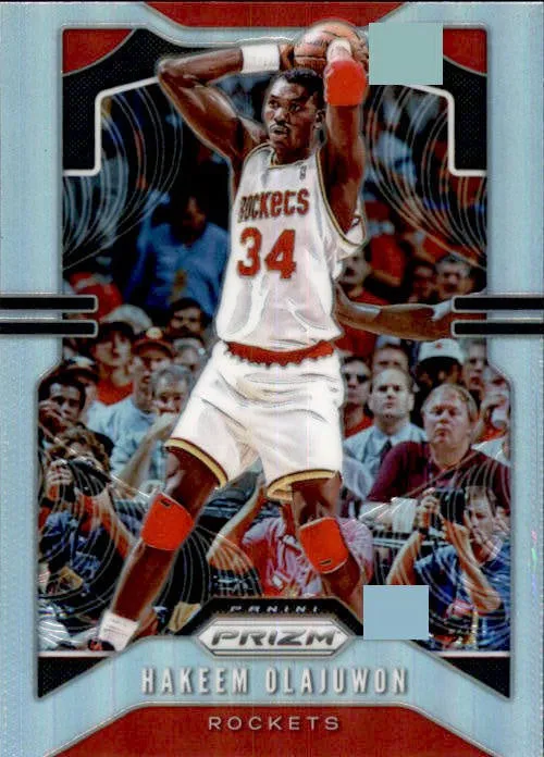 Hakeem Olajuwun, 2019-20 Prizm Basketball SILVER Refractor