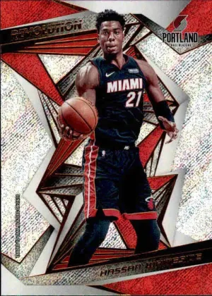 Hassan Whiteside, #28, 2019-20 Panini Revolution Basketball NBA