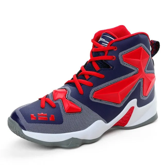 High Top Colorful Men Basketball Sports Casual Shoes