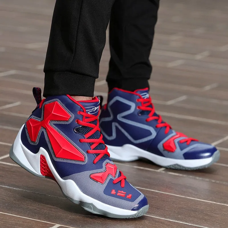 High Top Colorful Men Basketball Sports Casual Shoes