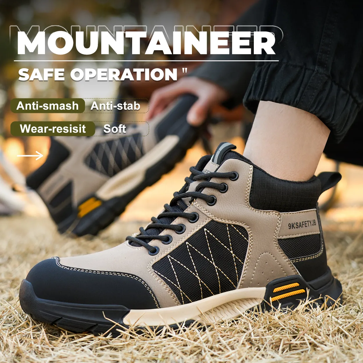 Hiking Industrial Safety Boots for Men (JB-7917)