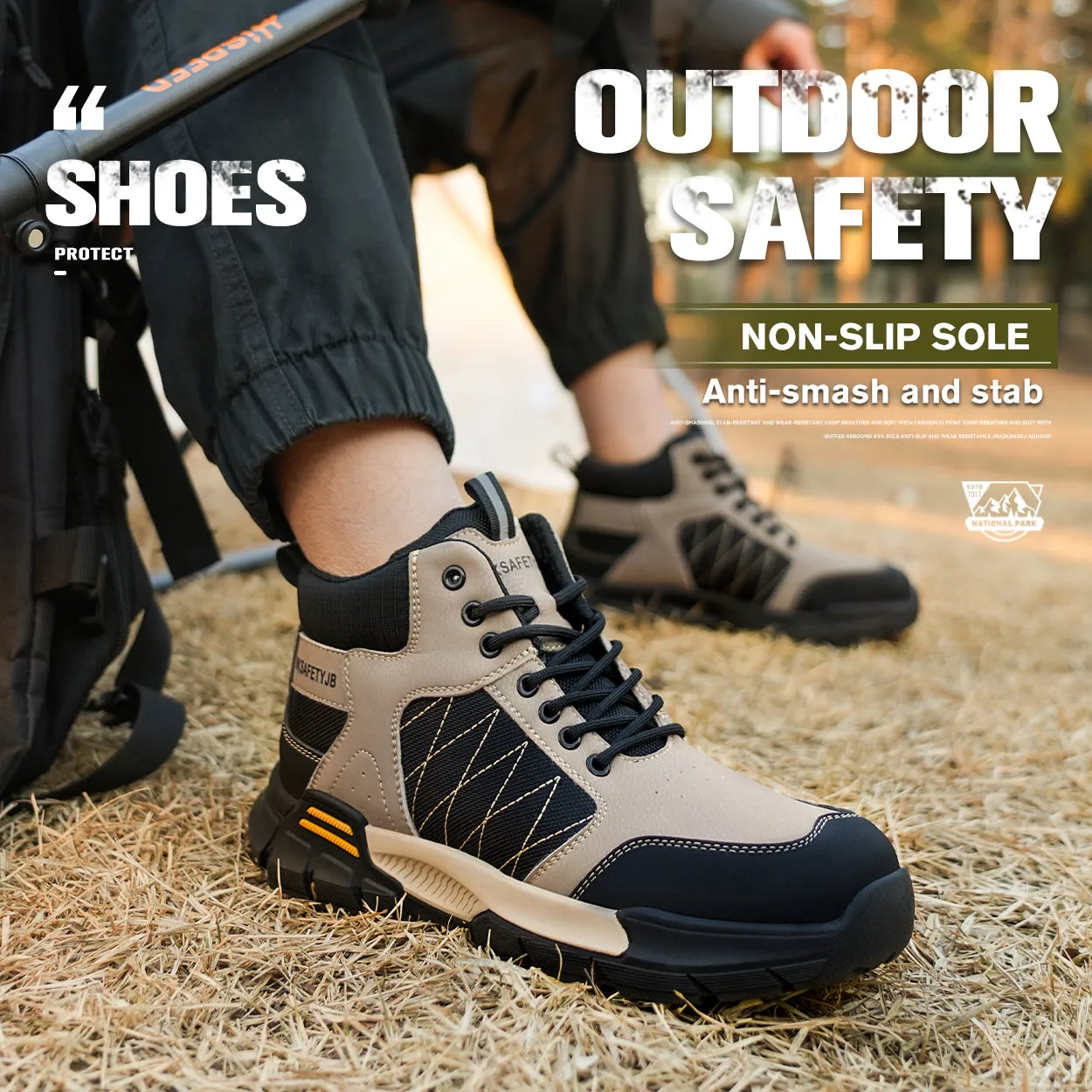 Hiking Industrial Safety Boots for Men (JB-7917)