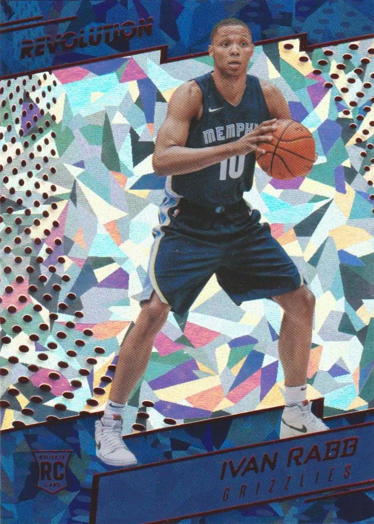 Ivan Rabb RC, Chinese New Year Cracked Ice, 2017-18 Panini Revolution Basketball