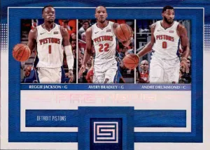 Jackson, Bradley, Drummond, Factions, 2017-18 Panini Status Basketball NBA