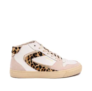 Jade Dbl Leo Gold Hi Sneakers