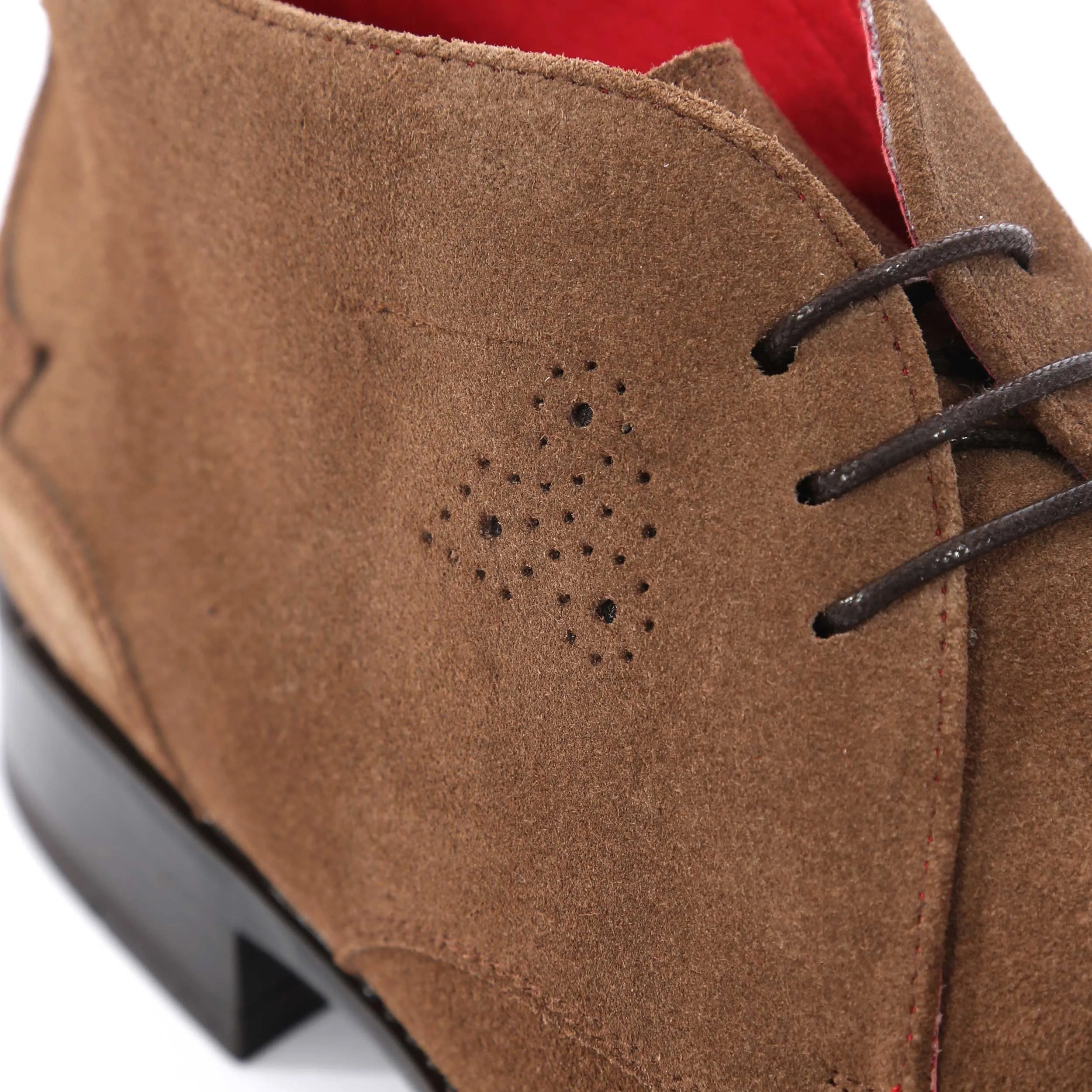 Jeffery West Nico Chukka Boot in Chocolate Suede