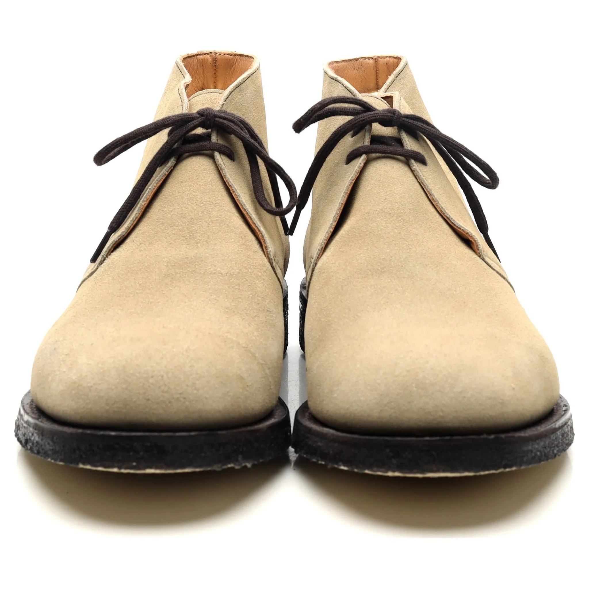 'Jockey' Beige Suede Chukka Boots UK 8.5 G