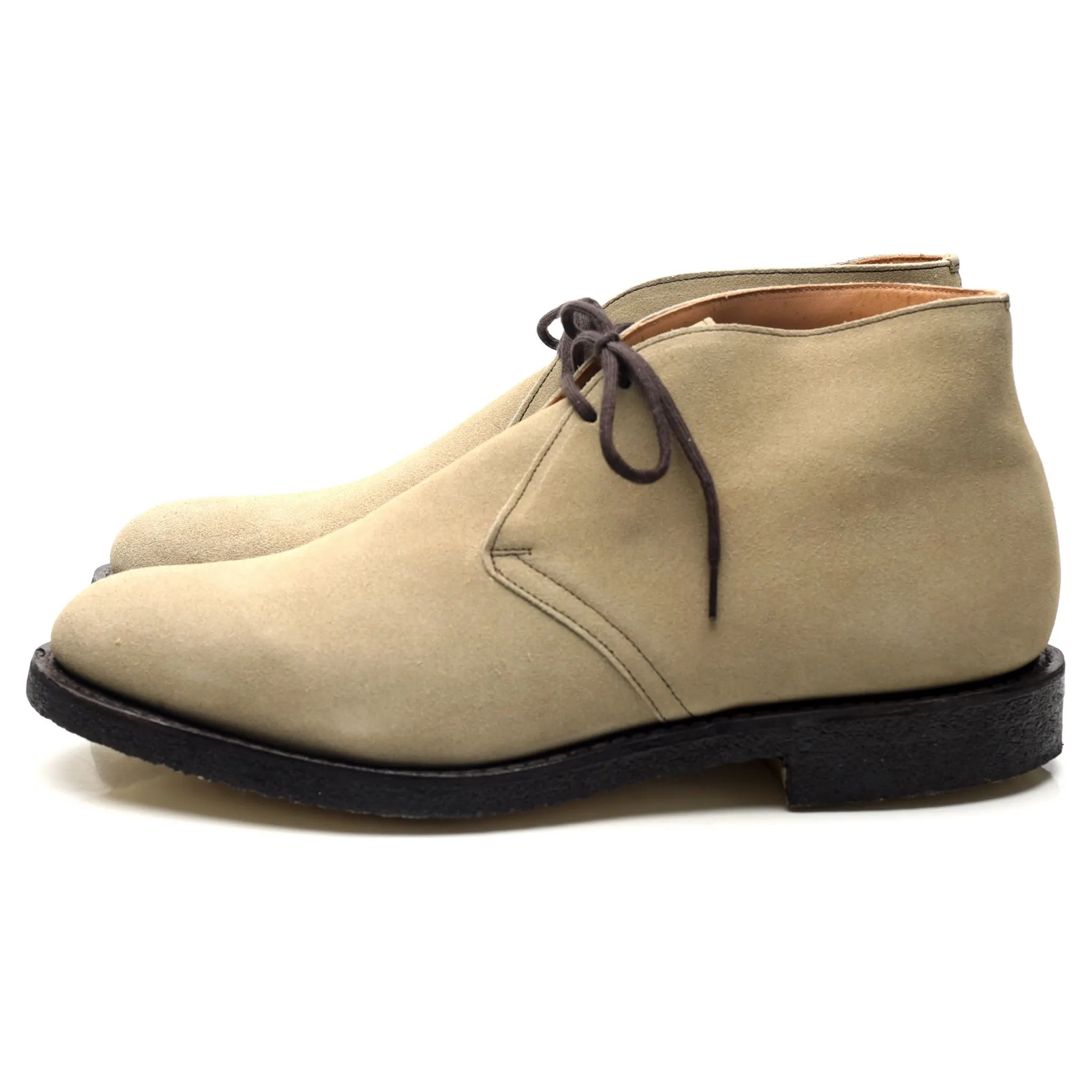 'Jockey' Beige Suede Chukka Boots UK 8.5 G