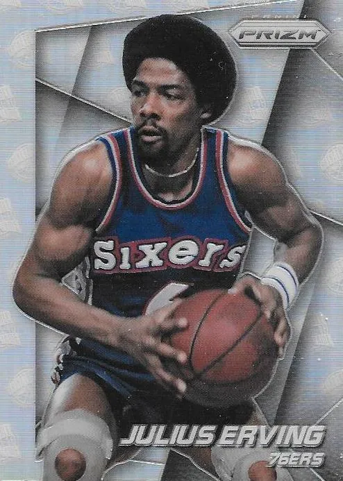 Julius Erving, Silver Prizm, 2014-15 Panini Prizm Basketball NBA