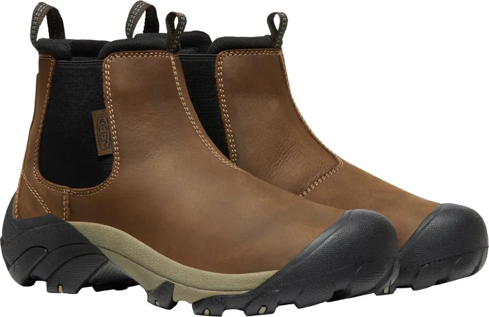 'Keen Outdoor' Men's Targhee II Chelsea Boot - Veg Brown / Black